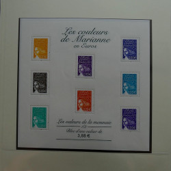 Collection timbres de France 2002-2004 neufs** en album Lindner.