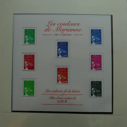 Collection timbres de France 2002-2004 neufs** en album Lindner.