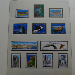 Collection timbres de France 2002-2004 neufs** en album Lindner.