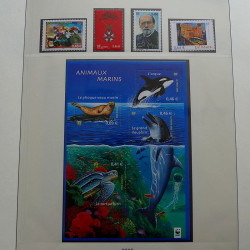 Collection timbres de France 2002-2004 neufs** en album Lindner.