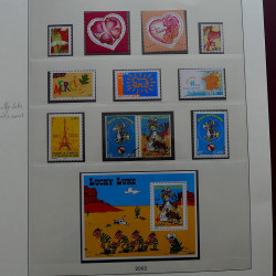 Collection timbres de France 2002-2004 neufs** en album Lindner.