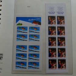 Collection timbres de France 2002-2004 neufs** en album Lindner.