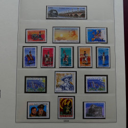 Collection timbres de France 2002-2004 neufs** en album Lindner.