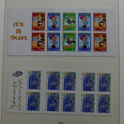 Collection timbres de France 2002-2004 neufs** en album Lindner.