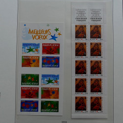 Collection timbres de France 2002-2004 neufs** en album Lindner.