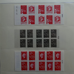 Collection timbres de France 2005-2006 neufs** en album Lindner.