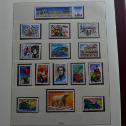 Collection timbres de France 2005-2006 neufs** en album Lindner.