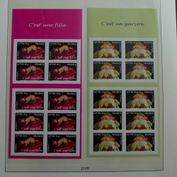 Collection timbres de France 2005-2006 neufs** en album Lindner.