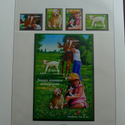 Collection timbres de France 2005-2006 neufs** en album Lindner.