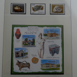 Collection timbres de France 2005-2006 neufs** en album Lindner.