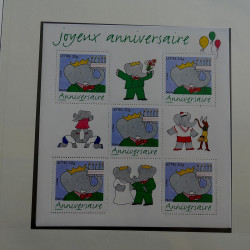 Collection timbres de France 2005-2006 neufs** en album Lindner.
