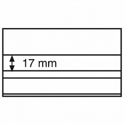 Cartes de classement à 2 bandes pour timbres-poste, paquet de 1000.