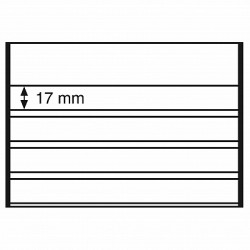 Cartes de classement à 3 bandes pour timbres-poste, paquet de 1000.