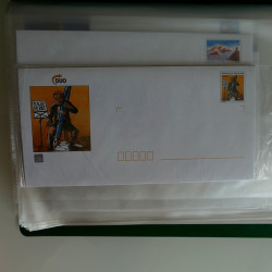 Collection entiers, cartes commémoratifs de France en 2 albums.