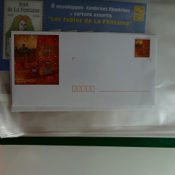 Collection entiers, cartes commémoratifs de France en 2 albums.