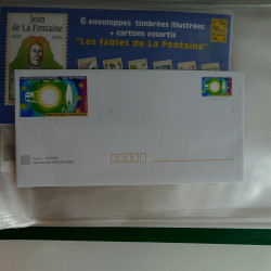 Collection entiers, cartes commémoratifs de France en 2 albums.