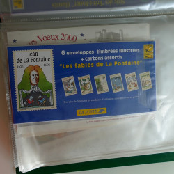 Collection entiers, cartes commémoratifs de France en 2 albums.