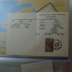 Collection entiers, cartes commémoratifs de France en 2 albums.