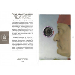 2 euros Saint Marin 2022 - Piero Della Francesca en coffret BU.