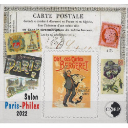 Bloc C.N.E.P. N°89a La carte postale 2022 non dentelé.