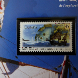 Collection des timbres du Canada 1997 en livret annuel.