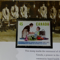 Collection des timbres du Canada 1997 en livret annuel.