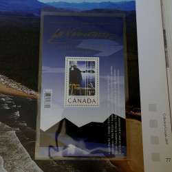 Collection des timbres du Canada 2007 en livret annuel.