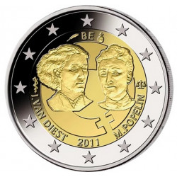 2 euros commémorative Belgique 2011 - Journée internationale des femmes.