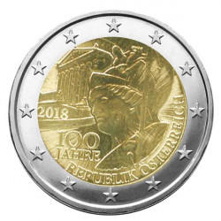 2 euros commémorative Autriche 2018 - Centenaire de la République.