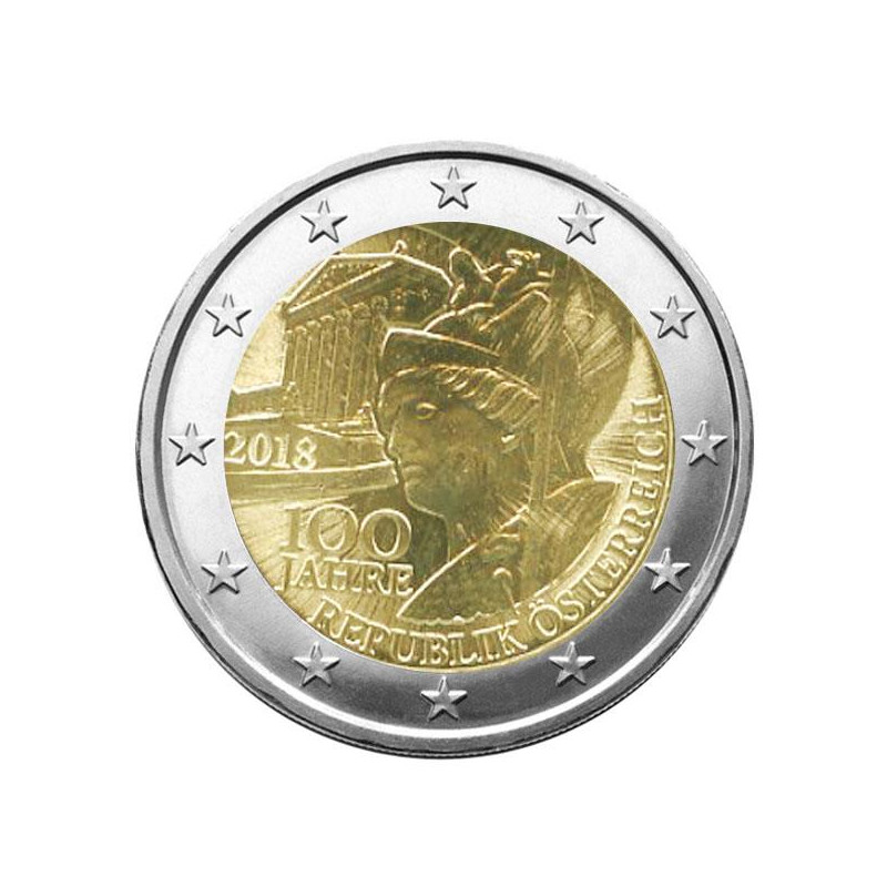 2 euros commémorative Autriche 2018 - Centenaire de la République.