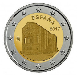 2 euros commémorative Espagne 2017 - Église du royaume des Asturies.