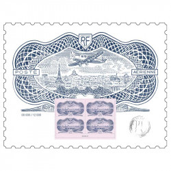 Affiche Salon Philex Burelé - Bloc de 4 timbres N°AFF91A.