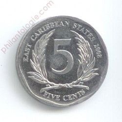 Caraïbes 6 monnaies de collection.