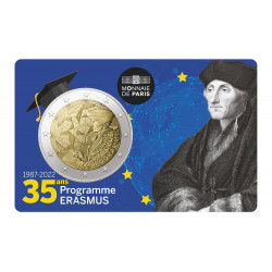2 euros coincard BU France Erasmus 2022.