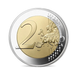 2 euros coffret BE France Erasmus 2022.