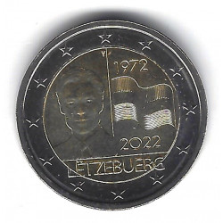 2 euros commémorative Luxembourg 2022 - Drapeau.