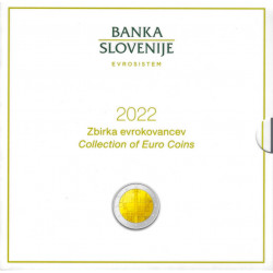 Série Euro Slovénie 2022 coffret BU.