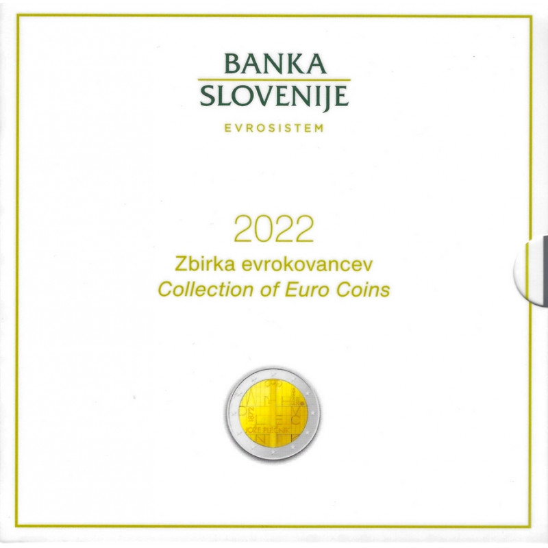 Série Euro Slovénie 2022 coffret BU.