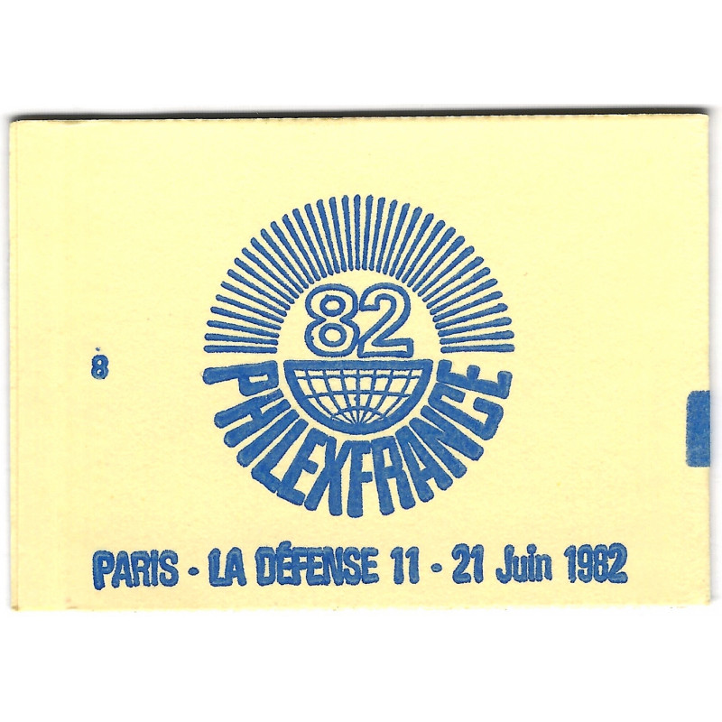 Carnet de 20 timbres Marianne de Liberté - Philexfrance 82 neuf**.