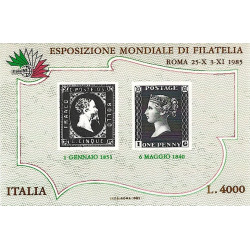 Italie 1985 bloc-feuillet de timbres N°3 neuf**.