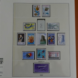Collection timbres de France 1987-1992 neufs** en album Lindner.