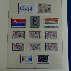 Collection timbres de France 1985-1991 neufs** complet en album Lindner.