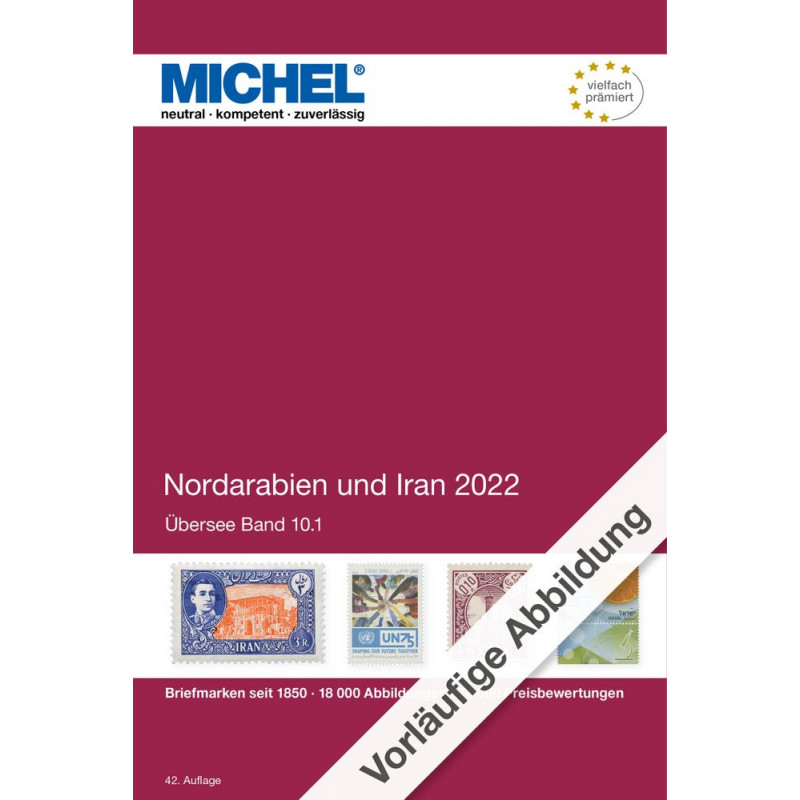 Catalogue Michel timbres Arabie du Nord 2022.