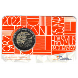 2 euros coincard BU Pays-Bas Erasmus 2022.