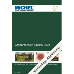 Catalogue Michel, timbres de Grande Bretagne spécialisé 2022-2023.