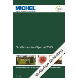 Catalogue Michel timbres de Grande Bretagne spécialisé 2022-2023.