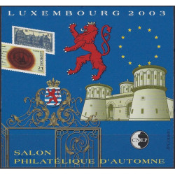 Bloc C.N.E.P. N°39a Luxembourg 2003 non dentelé neuf**.