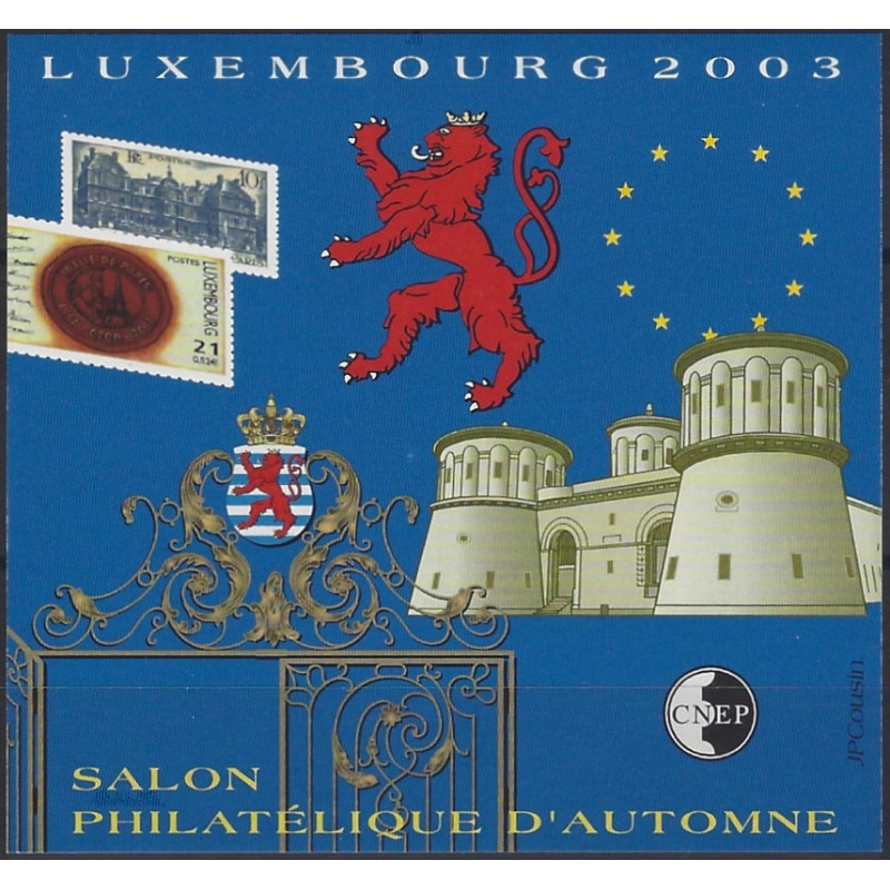 Bloc C.N.E.P. N°39a Luxembourg 2003 non dentelé neuf**.