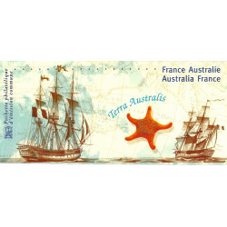 Pochette émission commune France - Australie 2002.
