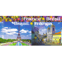 Pochette émission commune France - Brésil 2008.